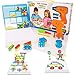 Price comparison product image Learning Minds Drill 'n Create 2 in 1 Scene Construction Toy Tool Kit - 193 Piece 3D Mosaic Pegboard - Real Working Drill - Batteries Included