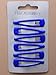 6 Hair School Colours Sleepies Clips Grips Snap Slides Bendies 5cm Children Gym (Royal Blue)