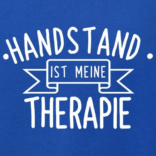 Handstand ist meine Therapie - Herren T-Shirt - 13 Farben Royalblau