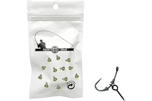 NEWSHOT Bait Stop, Hook Beads Stops for Bait Screws Pop Up Rig Carp Fishing (Pack of 30)