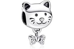 Annmors Charm Pendentif pour Femme Cœur Amour Famille Argent Sterling 925 Breloque Bracelets Colliers Pendentifs