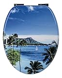 Innovative Holzkern Konstruktion unter Verwendung von MDF - Passt auf alle gängigen Stand- und Wand-WC's