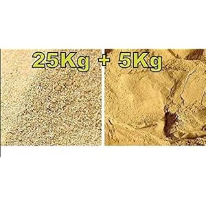 Terrarium Sand dunkel / Lehm - 25 kg Sand + 5 kg Lehm