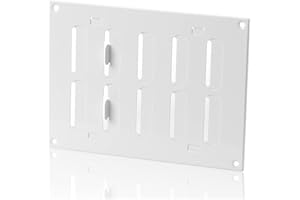 ABOUT VENT 200x150mm Griglia di Ventilazione Regolabile Bianca - Griglie di Aerazione in Metallo