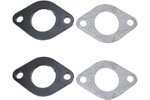 XLJOY 2x Intake Manifold Spacer Insulator Gasket For Chinese GY6 125cc 150cc Moped Scooter ATV Quad Go Kart Hammerhead Yerf Dog Tomberlin