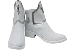 KOSTOR Sword Art Online Asuna Stiefel Karneval Cosplay Schuhe Boots Damen Weiß 42
