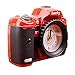 Creative Vintage Camera Shape Digital Alarm Clock Home Office Decorative Desk Ornaments Time Clock Plastic Craft Clock Red [ 1 pc ]