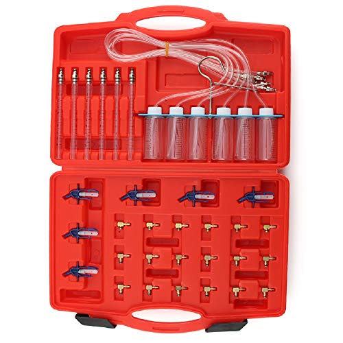 MultiWare Kit Test Débit Pour Injecteur à Rampe Commune Et Adaptateurs Diesel