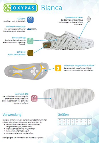 Oxypas Bianca für Praxis, Station, Klinik, Pflege, Apotheke und Wellness (240 Gramm) - 5
