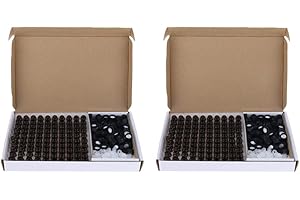 SDENSHI Bulk 200 Stück 1 Ml Mini Glasflaschen mit Probenfläschchen mit Öffnungsreduzierer Auslaufsicher