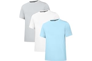 HOLURE Herren Rash Guard UPF 50+ Sonnenschutz Kurz-/Langarm-T-Shirts Leichtes, schnell trocknendes UV-Schwimm-Shirt