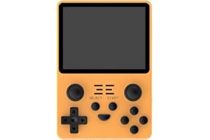 ERTY Powkiddy RGB20S Handheld Game Console Retro Arcade Built-in 15000 Games,3.5 Inch Screen,16G+64G,Supports WIFI,2.4G/5G,Portable Game ConsolesKid Adult,Yellow-16g+64g (U61453Q27UE4XWQQMCK)