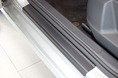 Snudertech Door Sill Protectors (Set!) - Carbon Style Foil - black