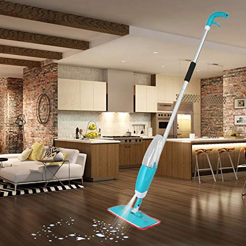 FairytaleMM Multifunction New Environmental Water Home Used Spray Mop For Various Kinds Of Floor Household Floor Cleaning Tools,blue