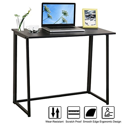 Buy Computer Desk,LASUAVY Wooden Folding Office Desk
