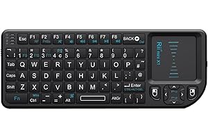Rii K01X1 2.4 GHz Mini Wireless Keyboard with Mouse Touchpad Remote Control KODI XMBC Remote