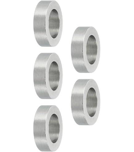 PATIKIL M8 Aluminum Spacers, 10 Pcs Metal Spacer Aluminum 8.2mm ID X 16mm OD X 20mm L Aluminum Spacer Screw Standoff Round For 5/16\" Or M8 Screw Bolts...