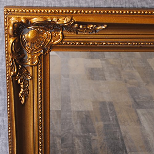 SPIEGEL Leandos 70x50cm ANTIK GOLD WANDSPIEGEL DESIGN MIRROR POMPÖS & BAROCK - 7