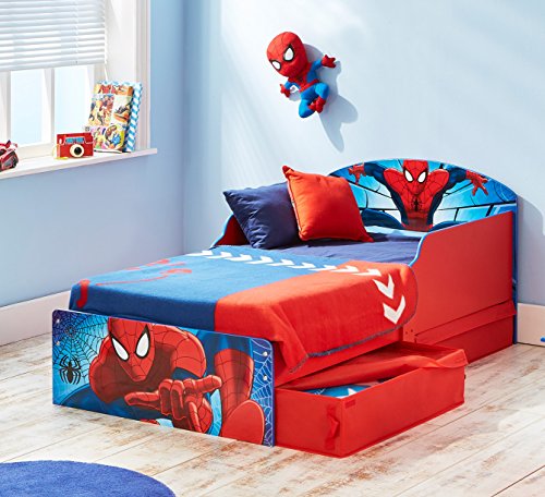 Kinderbett Spiderman Design mit Schubladen 70 x 140 - 2
