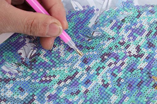 Igemy Katze DIY 5D Diamant Stickerei Anstrich Querheftung Ausgangsdekor Fertigkeit (B) - 4