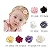 Baby Wispy Clippy - carnation hair bows - Best No Slip Barrette for Fine Hair (D1-pink)