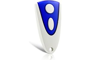 PUISENO 1 pieza de repuesto para mando a distancia Novotron 502, abridor de puerta de garaje 433,92 MHz, 2 canales, mando a distancia compatible con Novoferm 502 MAX43-2, Novotron 512 MIX43-2