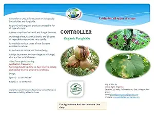 organic Farms Organic Fungicide,100% Water Soluble, all types of fungul and Bacterial infection of all types of plants and gardens. Pure organic and eco friendly250 GM