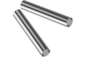 KWOKWEI Rundrohr Edelstahl Ø25mm(1") 2 Stück Konstruktionsrohr, Geschliffen Edelstahl Rundrohr V2A Länge 300mm, Rostfrei Edelstahl Geländer Rohr für Industrie Maschinenpark
