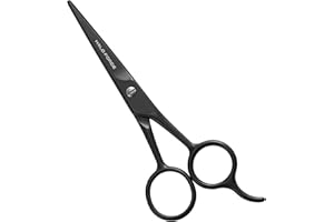 HALO FORGE Forbici Professionali Per Baffi e Barba: Piccole Cesoie Per Barba in Acciaio Inox Affilate Per La Cura Personale Degli Uomini, Per Rifinire Con Precisione Baffi, Peli Del Viso,14cm