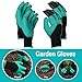 Produktbild BOLLAER 2 Paar Garten Genie Handschuhe, Gartenhandschuhe zum Graben und Bepflanzen - für Rosen - für Damen & Herren Handschuhe, weich, wasserdicht und atmungsaktiv.