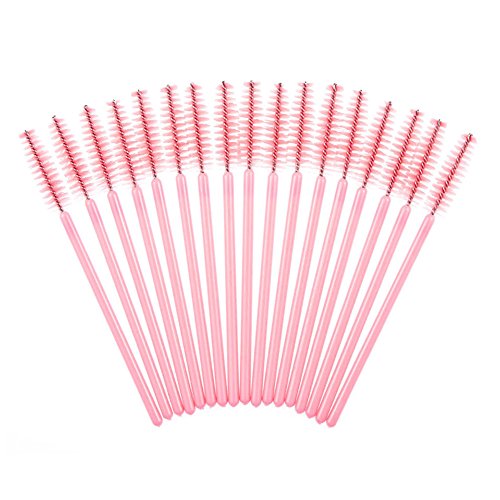 juyuan 50/100 pcs desechable de pestañas Mini Brush Mascara Aplicador Maquillaje herramienta ceja cepillo para Make Up