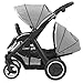 Babystyle Oyster Max 2 Tandem Pushchair - LIE FLAT - Black/Silver Mist NEW 2015
