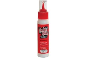 Anita's Tacky Poly Vinyl, PVA Craft Glue, 60ml, Ideal For Paper Crafting, All-Purpose Adhesive With Strong Tack, For Wood, Paper, Card, Leather, Foam, Fabric, Can Be Used For Making Slime, Dries Clear