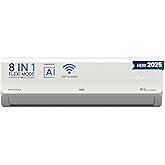IFB Model Silver Plus Smart Series 1.5 Ton 5 Star In-built Wifi Split AC with HD Compressor, AI, Dual Gold Fin & 8-in-1 Flexi Mode - White (CI185SL22S