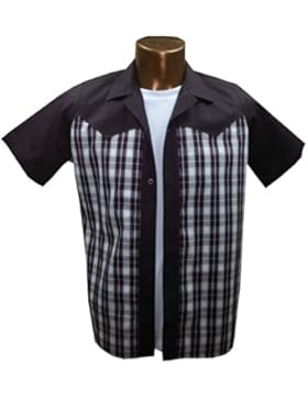 Rockabilly Fashions -  Camicia Casual  - A quadri - Uomo