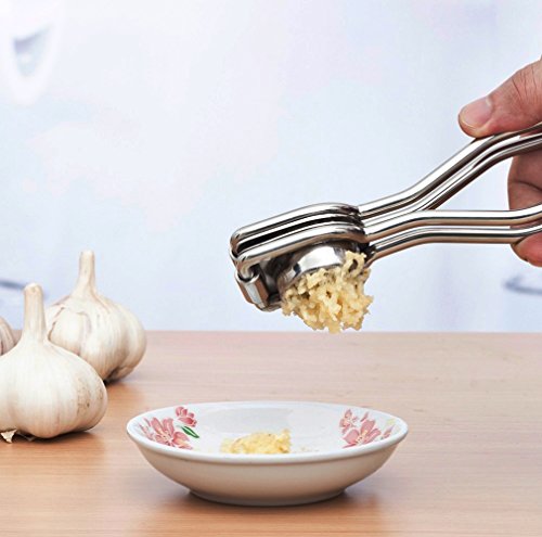 Hifina Garlic Press / Knoblauchpresse Edelstahl / Ingwerpresse Edelstahl - 4