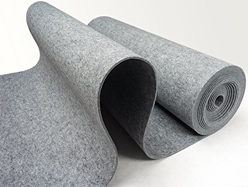Premium Filz 8-9mm 1200/qm Grau Meterware 100cmx160cm