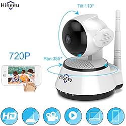 New Trends FH2A, United States : Home Security Ip Camera Wireless Smart WiFi Camera WI-FI Audio Record Surveillance Monitor HD Mini CCTV Camera Hiseeu FH2A