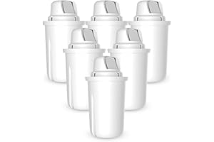 Dafi Classic Filterkartuschen 6er-Pack - Kompatibel mit klassischen Wasserfiltern und kannen - BPA-frei Wasserfilter, reduziert Wasserhärte, Chlor und Kalk, verbessert Geschmack, umweltfreundlich