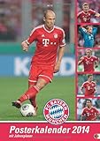 FC Bayern Posterkalender 2014: Jahresübersicht 2014 mit Spielergeburtstagen by 