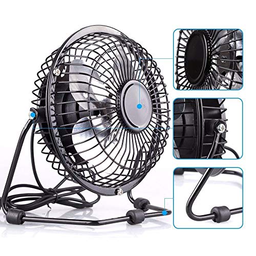 Ventilador USB HOHT; Mini Ventilador portátil USB refrigerador de Escritorio para Ordenador portátil de Escritorio PC Ordenador