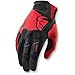 Produktbild Thor Flow Motocross Handschuhe Cross Enduro Offroad Orange Blau Rot Schwarz (M, Rot)