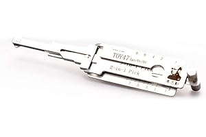 Loboo Idea LiShi TOY47 2-in-1 - Set di strumenti per aprire e decodificare la serratura dell'auto, strumento professionale per fabbro