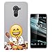 Produktbild C0919 - Funny Smiley Emoji Junk Food Chicken Beer Sushi Fries Cake Burger Design Vodafone Smart Platinum 7 (5.5") Fashion Trend Silikon Hülle Schutzhülle Schutzcase Gel Rubber Silicone Hülle