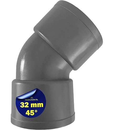 Raccord PVC Coudé 87° Femelle-Femelle Ø32 Mm – Anzapack 857721B – Qualité Pro Pour Évacuation Robuste