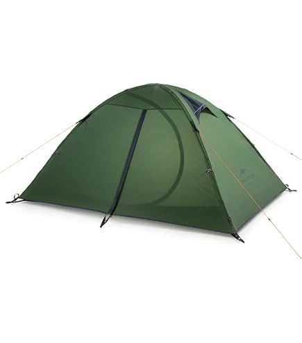 Tente Naturehike P-Plus 3-4 Personnes – Ultralégère Dôme Familiale, Imperméable 2000 Mm, Aluminium, 3-4 Saisons Randonnée Camping
