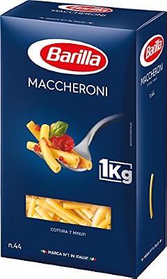 Barilla Pâtes Macaroni 1 kg - Lot de 4
