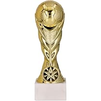 Coupe Larius B1 – Trophée Doré Sur Socle Marbre, 21 Cm, 220 G, Personnalisable, Pour Sport, école, Compétitions