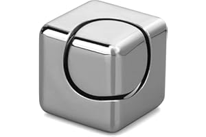 MECHANIKER Infinity Fidget Cube, 2 in 1 Fidget Spinner Toy for Kids Adults, Metal Transformable Fidget Block, Office Desk Toy Gadget, Stress Relief Birthday Christmas Stocking Stuffer Gift for Boys Girls