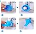 Hengsong Lovely Baby Elephant Duck Dolphin Water Tap Faucet Extender Washing Hands (Blue Elephant)